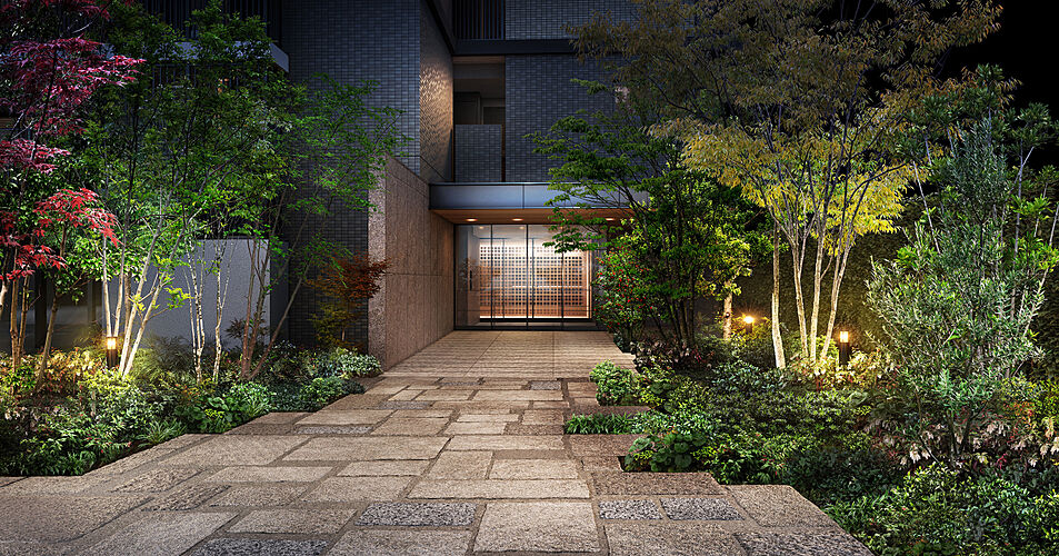 ローレルコート橿原神宮前イーストレジデンス アプローチ完成予想図