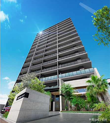 アルファステイツ与次郎シーサイドガーデン 外観完成予想図