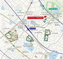 アルファスマート明石魚住 現地案内図