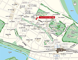 アルファステイツ水戸大町 現地案内図