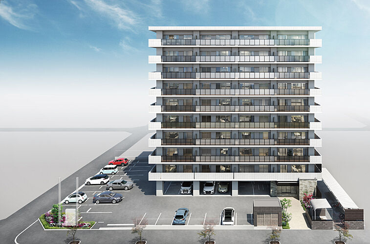 アルファステイツ西嫁島 外観完成予想図