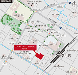 アルファステイツ能登川駅 現地案内図