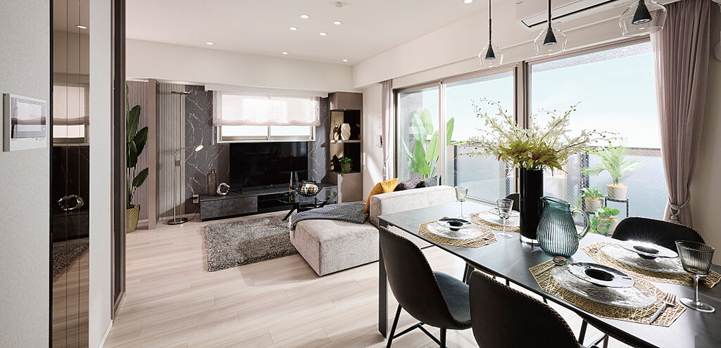 アルファステイツ野芥駅II リビング・ダイニング