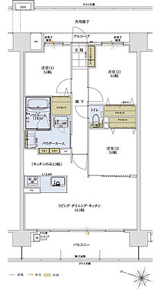 アルファステイツ野芥駅II 間取り B