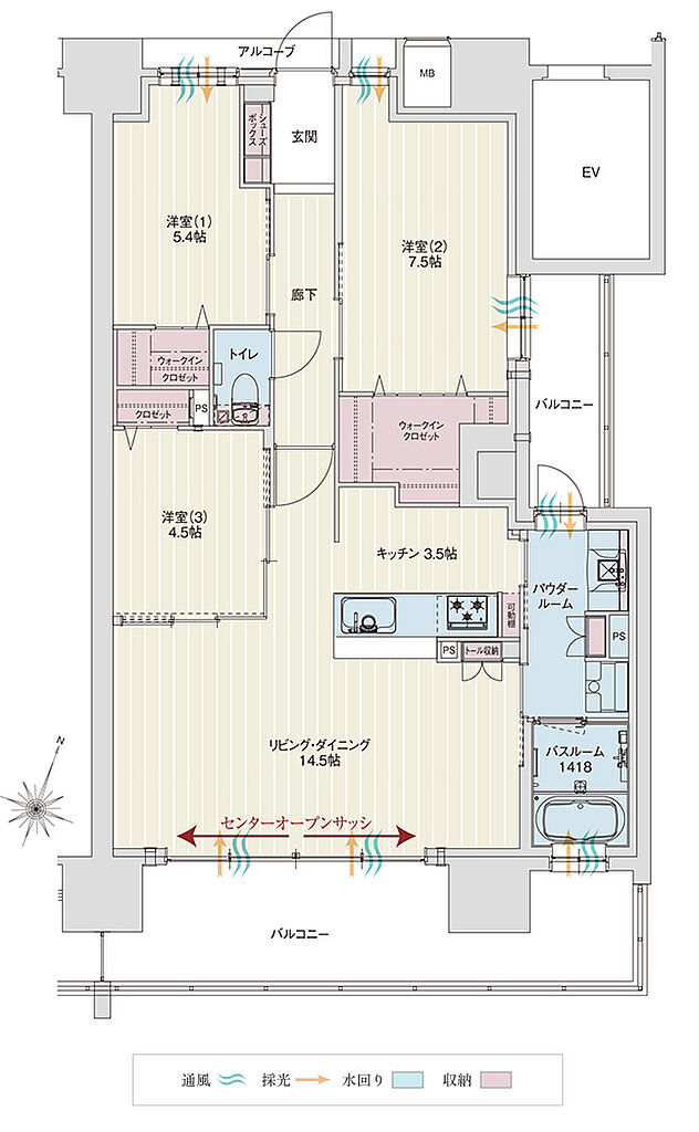 アルファステイツ新潟駅南口 間取り D