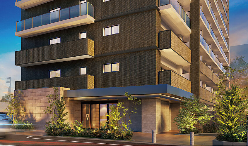 アルファステイツ桜通り十文字 エントランスアプローチ完成予想図