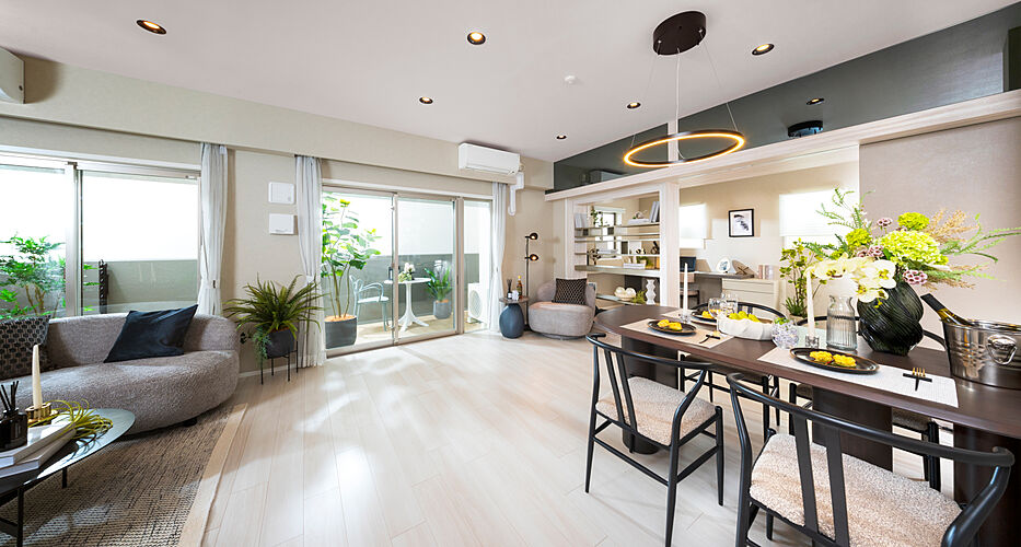 アルファステイツつくばみどりの リビング・ダイニング