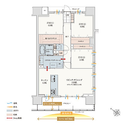 アルファステイツつくばみどりの 間取り G