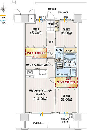 アルファステイツ新居浜星越 間取り C