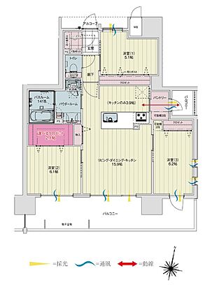 アルファステイツ今市中央通り 間取り D