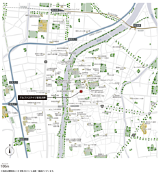 アルファステイツ室見河畔 現地案内図