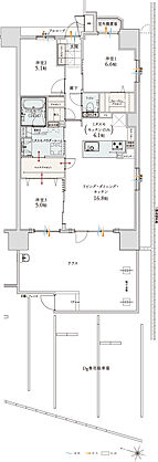 アルファステイツ神宮参道 間取り Dg