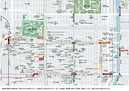 ジオ京都堀川三条 現地案内図