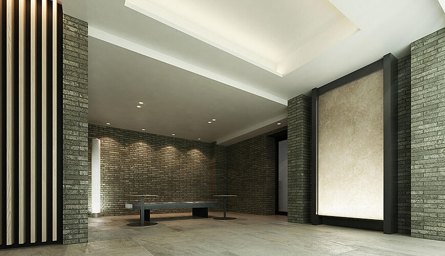 ジオ西宮テラス ラウンジ完成予想CG（WEST）