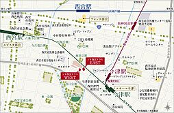 ジオ西宮テラス 現地案内図