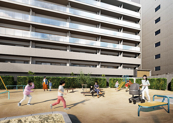 ジオ京都桂川テラス 共用部