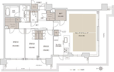 タイプ:【南棟】S-120yC【PREMIUM FLOOR】