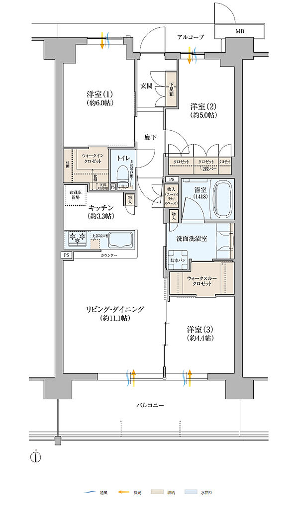 KYOTO COCO CITY 間取り 【FLAG】AC
