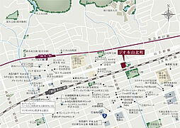 ジオ本山北町 現地案内図