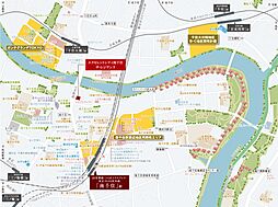 エクセレントシティ南千住ザ・レジデンス 現地案内図