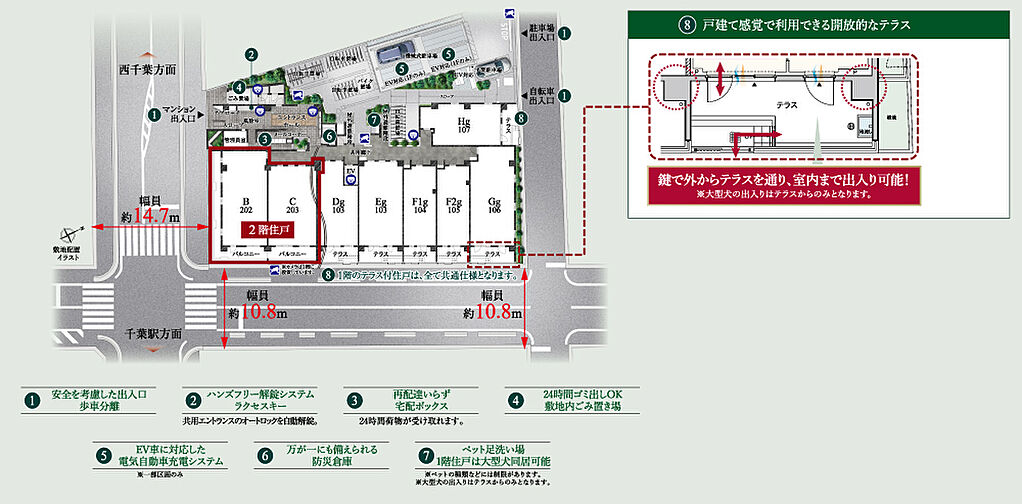 エクセレントシティ千葉松波 共用部