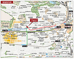 エクセレントシティ千葉松波 現地案内図