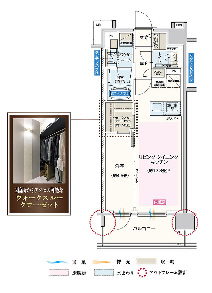 エクセレントシティ蘇我ステーションマークス 間取り C