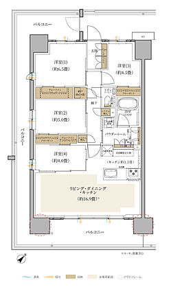 エクセレントシティ稲毛海岸 THE STATION GRAN 間取り A