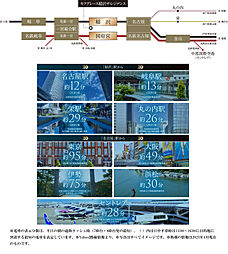 モアグレース稲沢ザ・レジデンス アクセス図