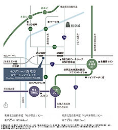モアグレース西岐阜ステーションプレミア アクセス図