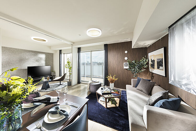 ルピアグランデみずほ台 リビングダイニング