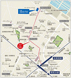 コンフォルシア朝霞台 現地案内図