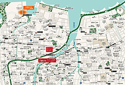 モントーレ室見リバーサイド 現地案内図