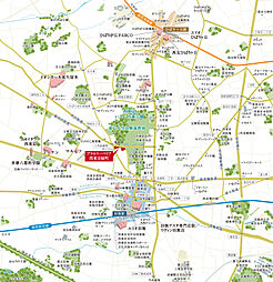プラネスーペリア西東京緑町 現地案内図