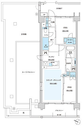 プラネスーペリア西東京緑町 間取り WBr