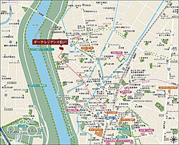 ガーラ・レジデンス松戸 現地案内図