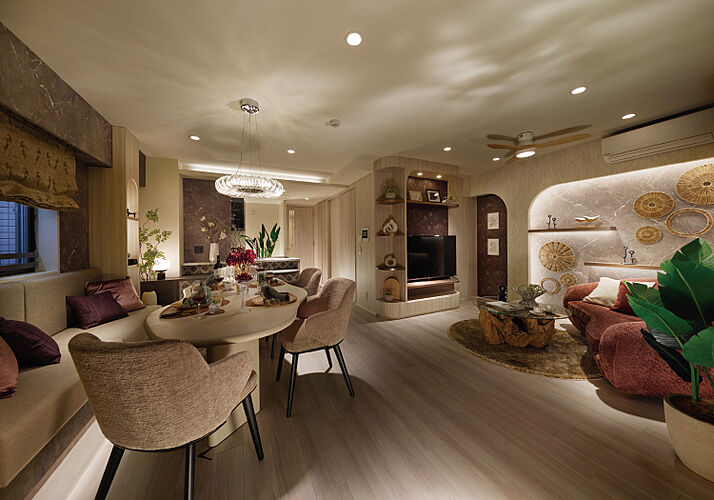 ガーラ・レジデンス府中武蔵野台デュアル リビング・ダイニング