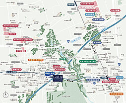 ガーラ・レジデンス相模大塚ステーションマーク 現地案内図