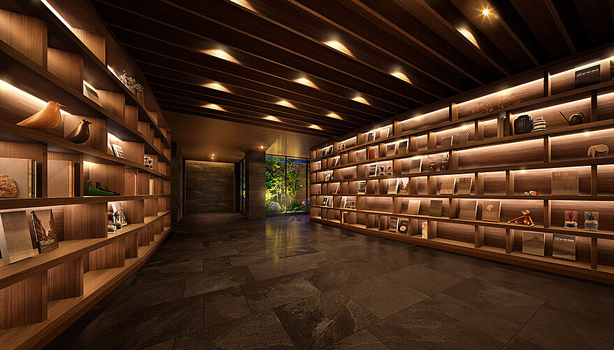 グラディス西広島駅前ザ・タワー エントランスホール完成予想図