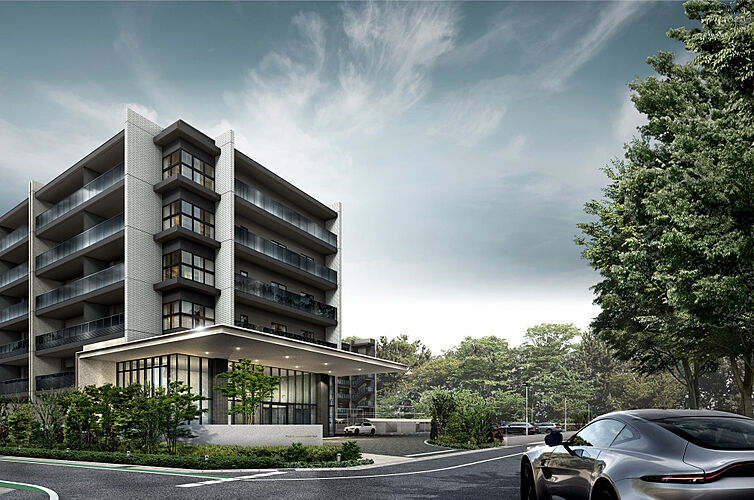 ポレスター自治医大ガーデンヴィラ 外観完成予想図