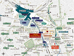 ポレスター千葉中央 モデルルーム案内図