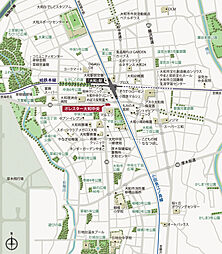 ポレスター大和中央 現地案内図