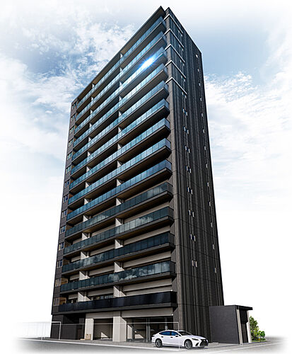 ポレスター野田屋町スクエア 外観完成予想図