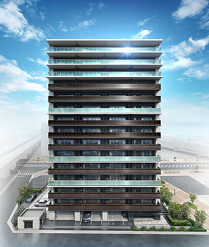 ポレスター三山木駅前 外観完成予想図