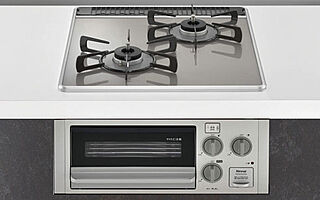 ソルティア京橋リバーフロント ガラストップコンロ