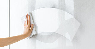 ソルティア京橋リバーフロント ホーローキッチンパネル