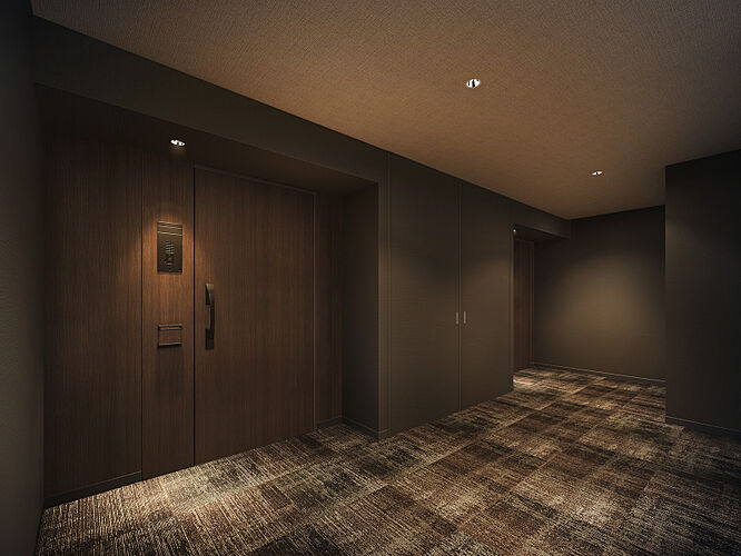 グラディス本川離宮 内廊下完成予想図