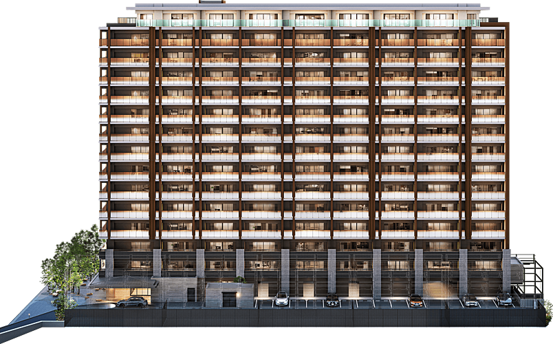 コネクトガーデン広島祇園 外観完成予想図