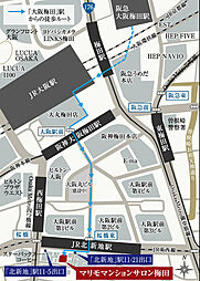 ソルティア上町台高津公園 モデルルーム案内図
