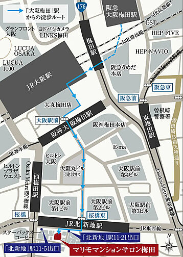 ソルティア上町台高津公園 モデルルーム案内図